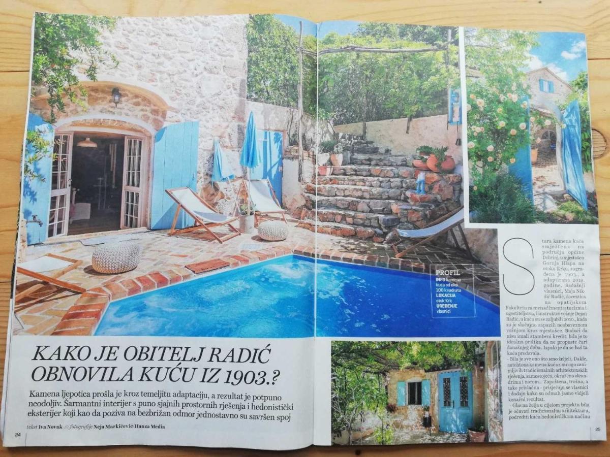 Villa Festina Lente - Cosy & Authentic Villa With Private Heated Pool Dobrinj Exterior photo